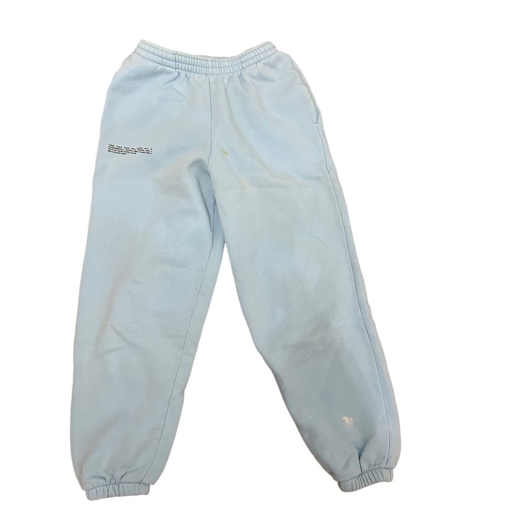 Pangaia light blue signature sweat pants